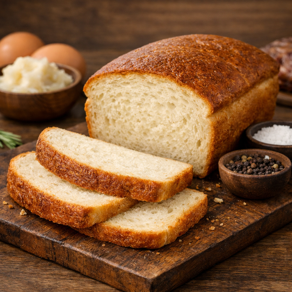 Loaf of Carnivore Bread