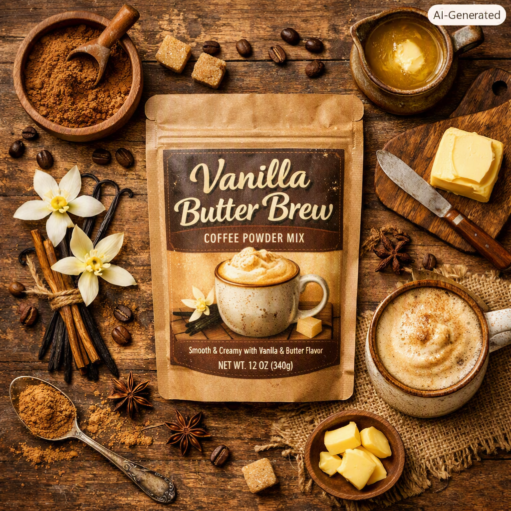 Vanilla Butter Brew Powder